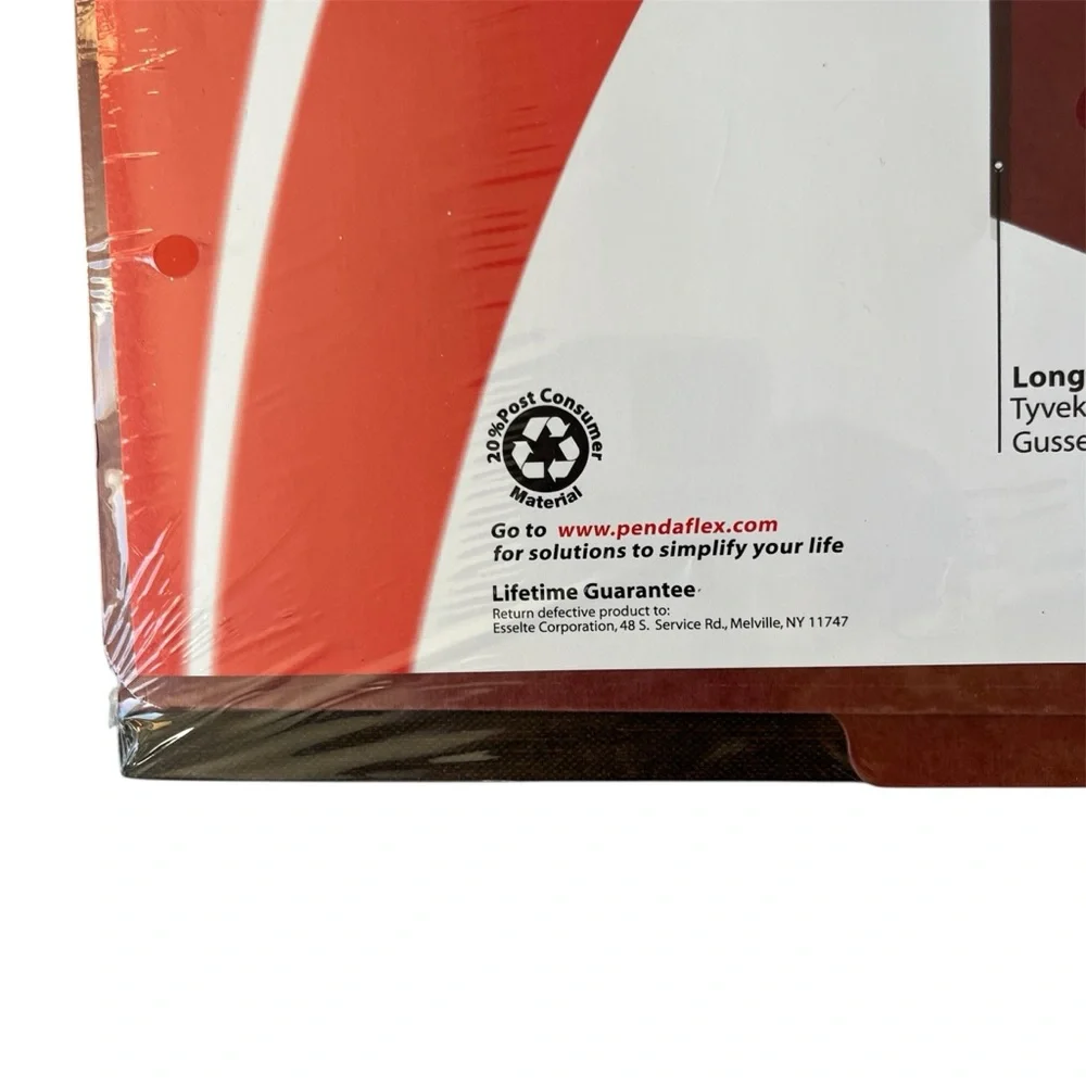 NEW Pendaflex Brick Red Classification Folders 6 Sections Legal Size 2 Dividers